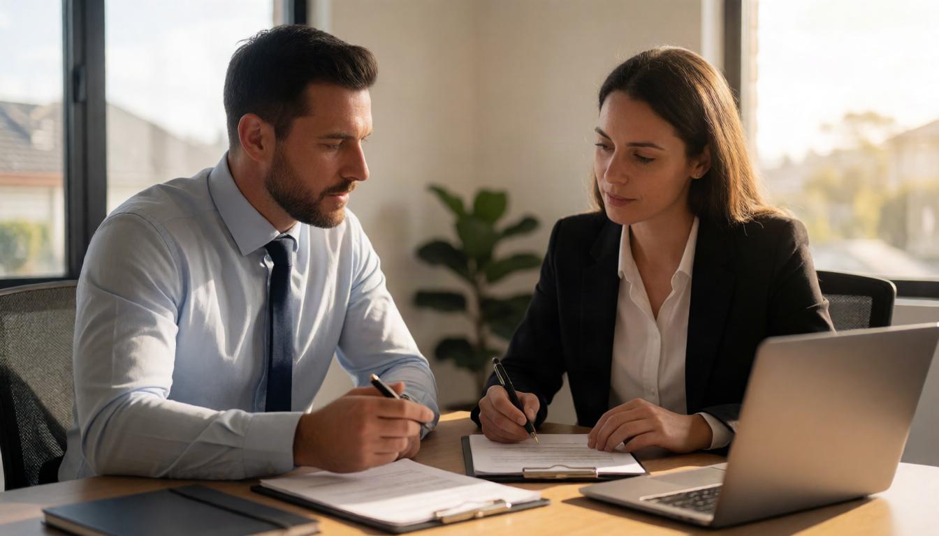 During a property transaction